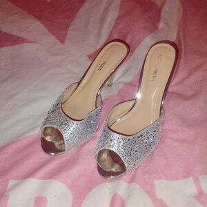 Silver heels